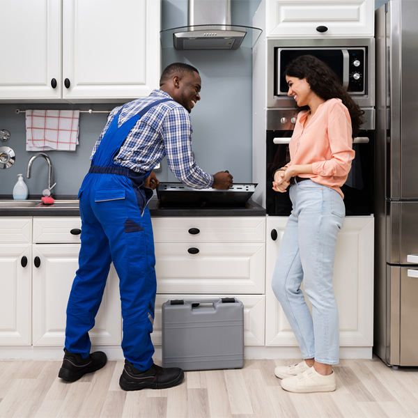 what kind of warranty do you offer on your cooktop repair services in Diamondville